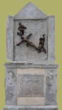 Skulpturen/Kreuzigungsszene von Beate Meffert-Schmengler, Bronze